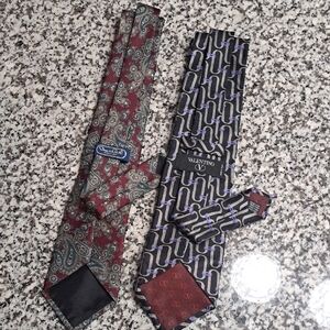 Bundle Of Two "Designer" Silk Ties